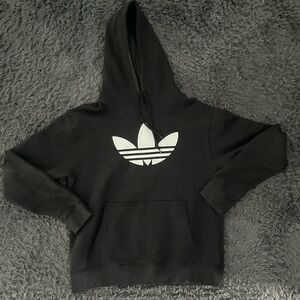 MEN SIZE SMALL ADIDAS ORIGINALS Hoodie Trefoil Black